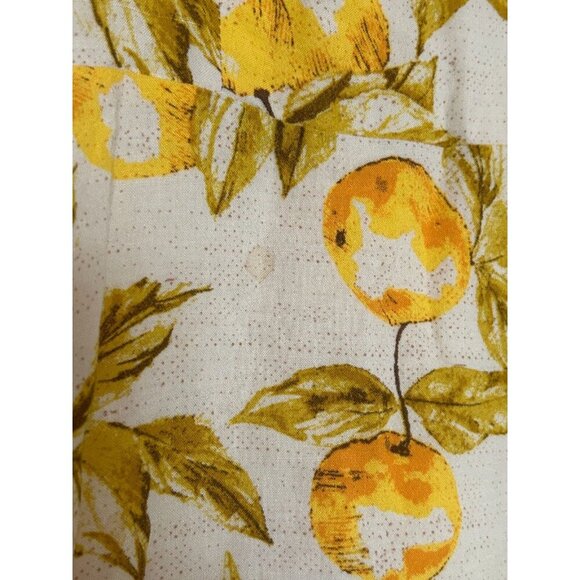 Urban Outfitters Lemon Yellow Linen Summer Ruffle Medium Tie Shoulder Mini Dress - Picture 5 of 15